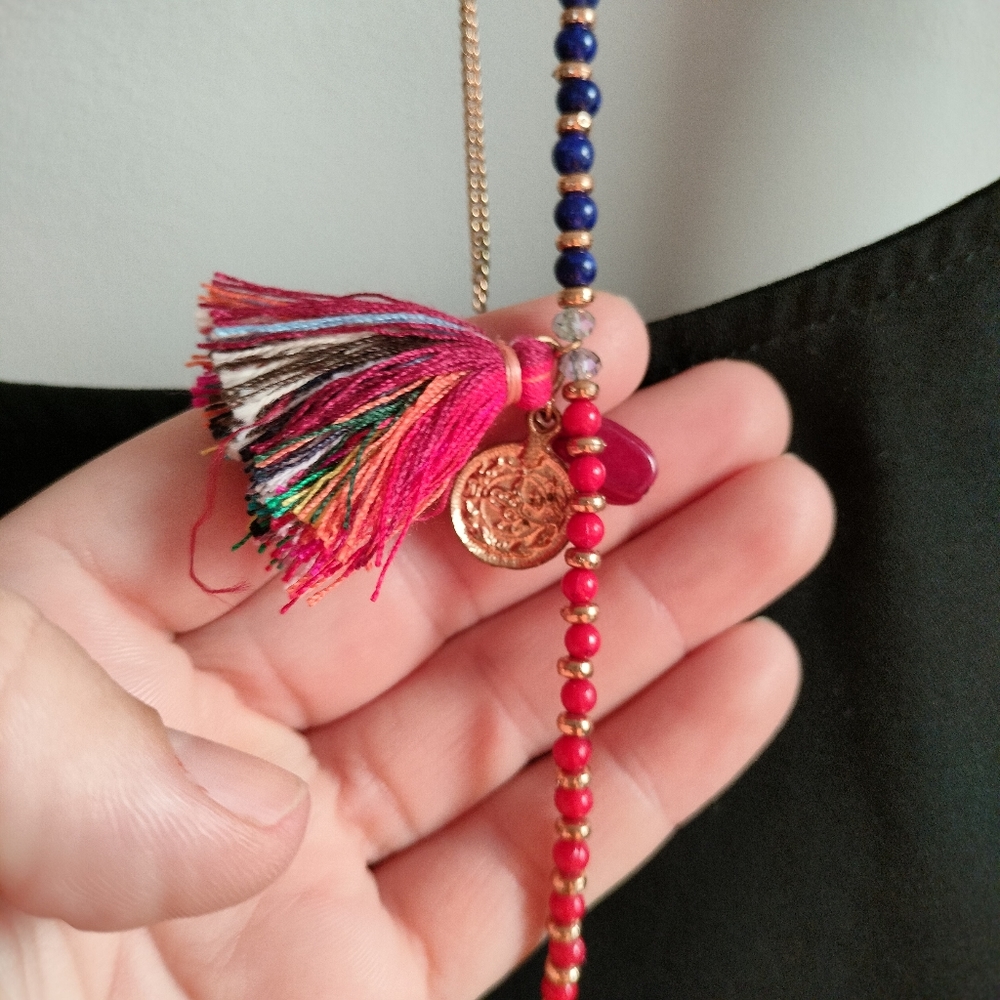 Long Tassel Necklace - Picture 7 of 14
